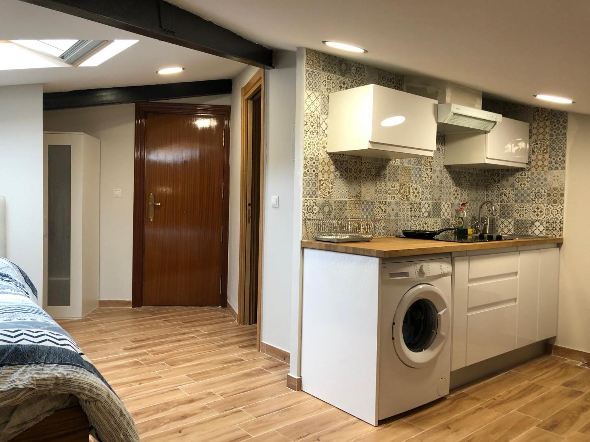 Habitacion Con Cocina Y Bano Bilbao Zewnętrze zdjęcie